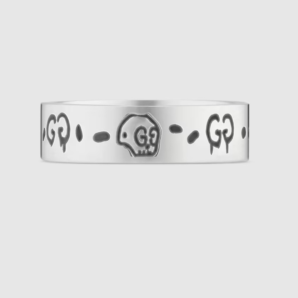 Gucci Ghost Pendant and Ring set in Sterling Silver